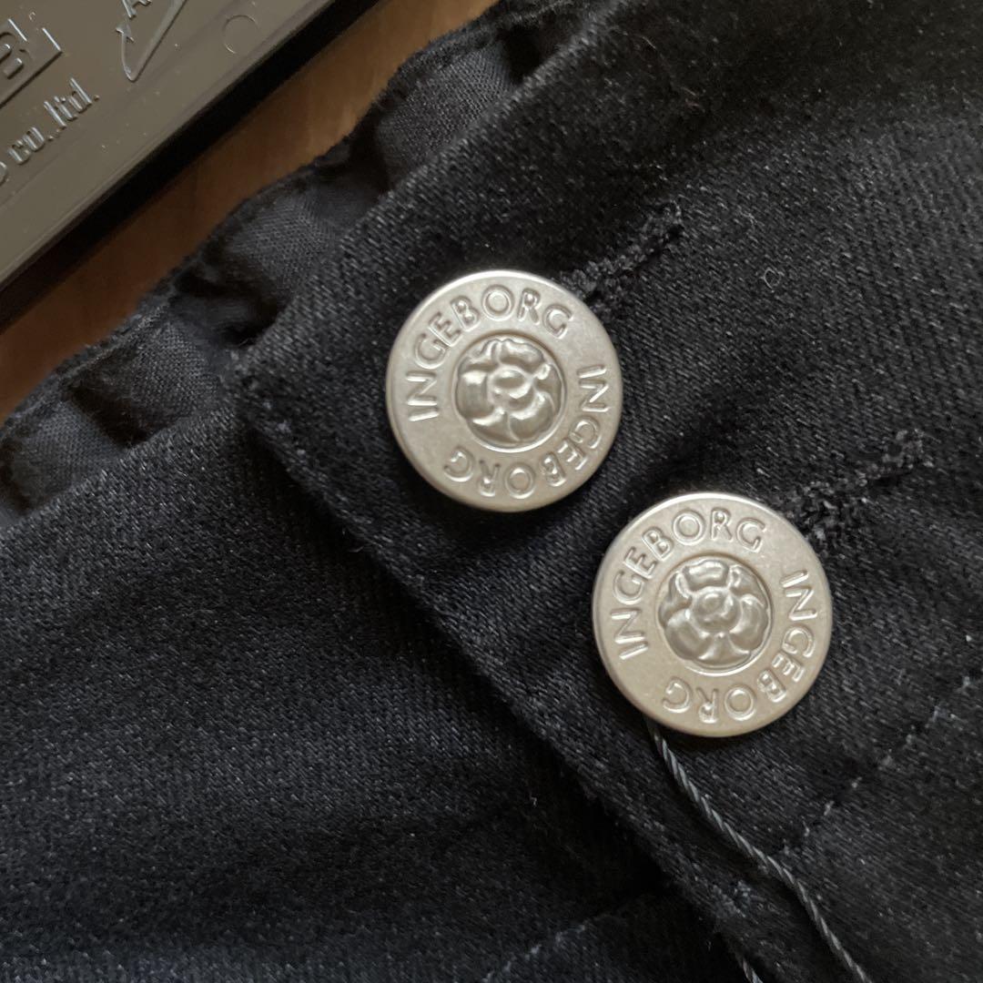 新品 インゲボルグ パンツ 黒 ワイド ピンクハウス - メルカリ