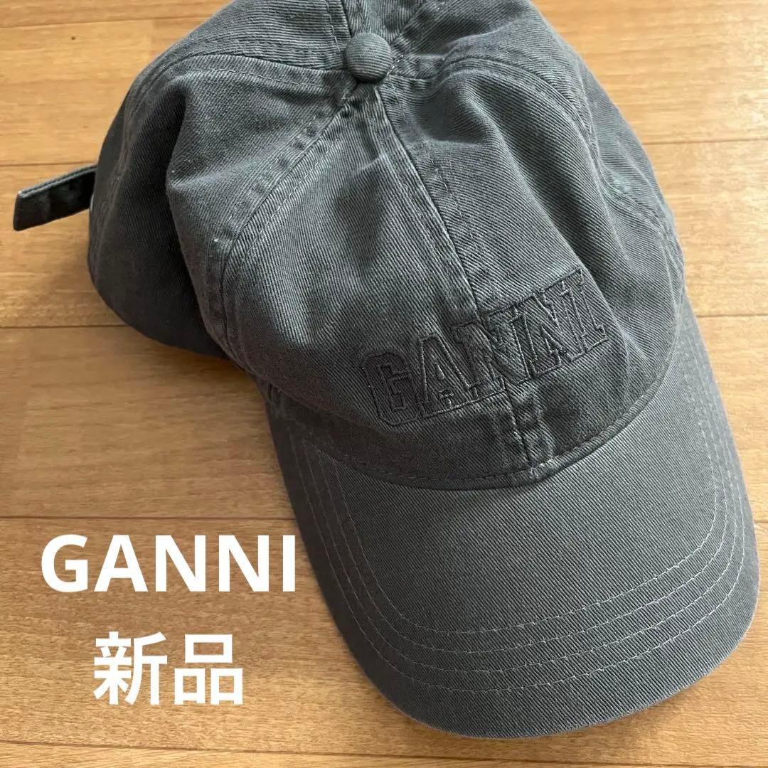 ガニー◇新品◆キャップ　ブラック（グレー系）