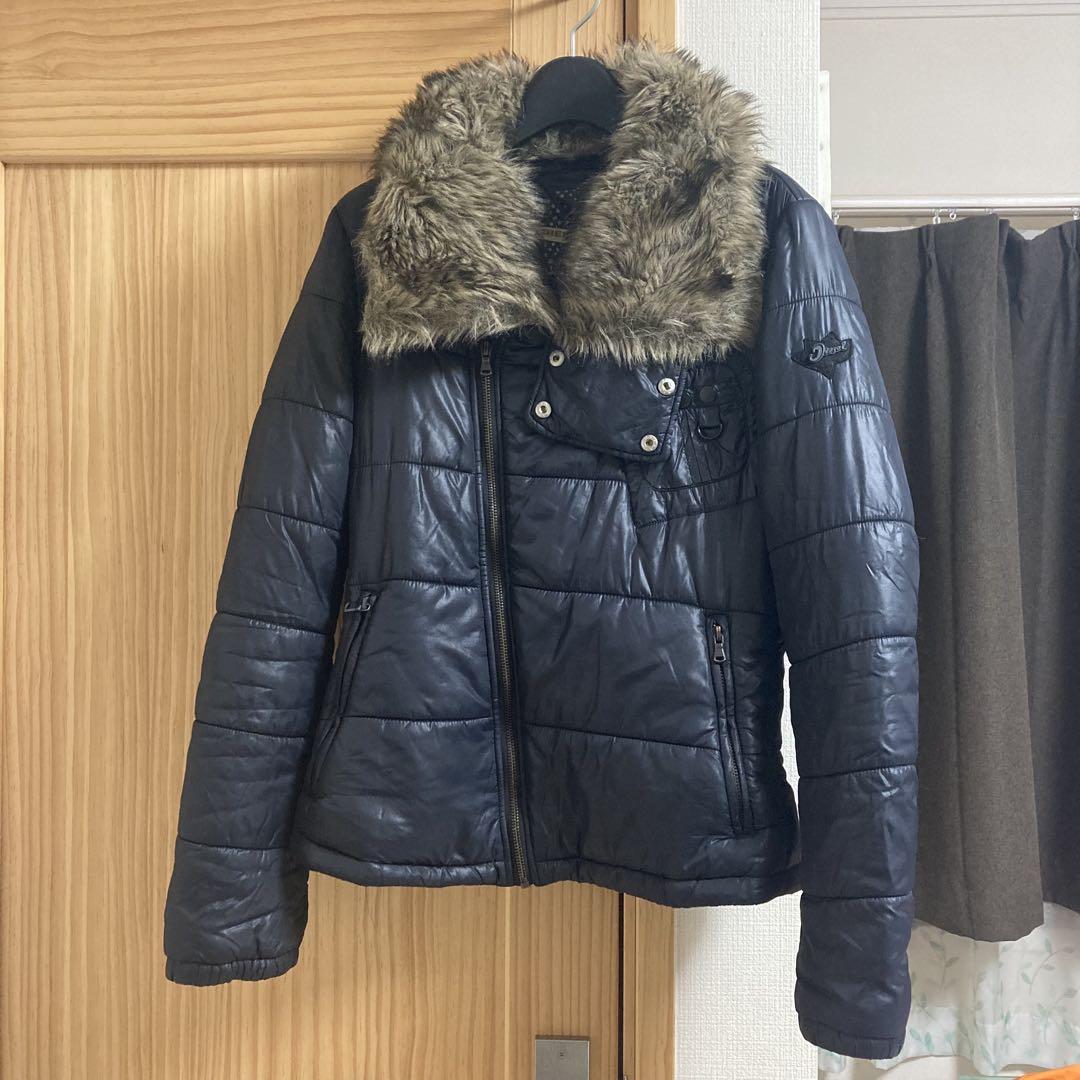 独特な店 00's DIESEL メルカリ - Y2K ファー付き 中綿ジャケット ディーゼル ジャケット・アウター