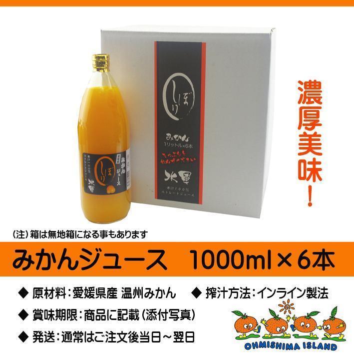 ＊特売！濃縮還元してない・みかんジュース1000ｍｌ×12本　濃厚美味！ 激安価格の 特売！濃縮還元してない・みかんジュース1000ml×12本