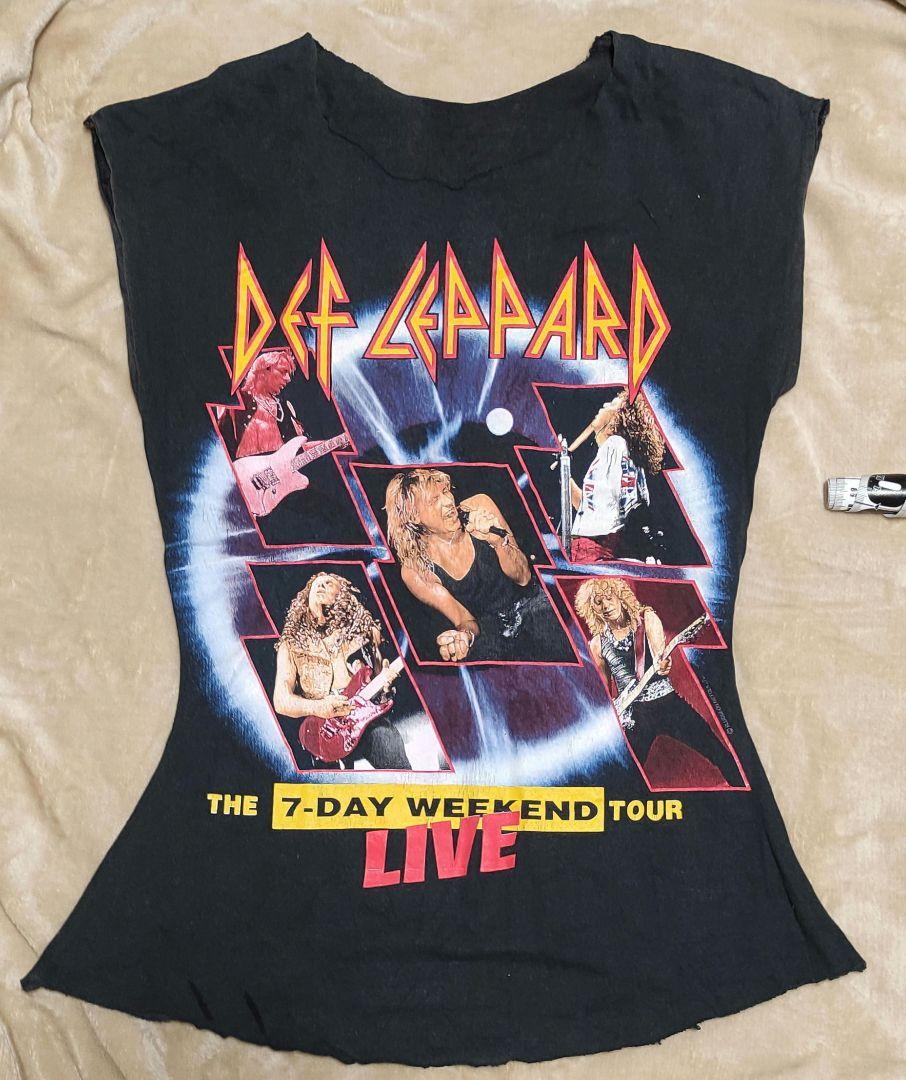DEF LEPPARD　1993 Tシャツ　女性向けカスタム