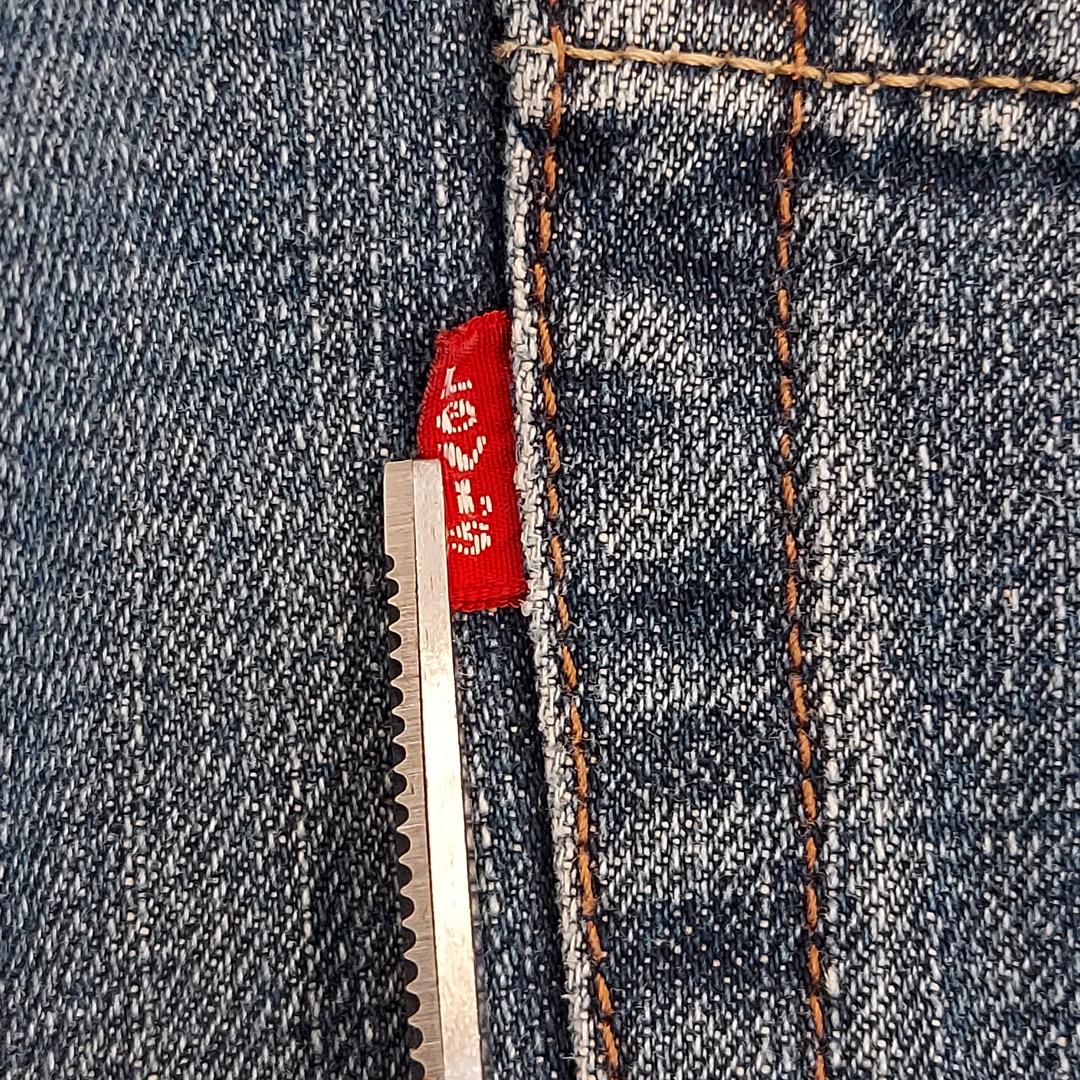 リーバイス569 Levis W34 ブルーデニム 00s 青 ヒゲ 15196