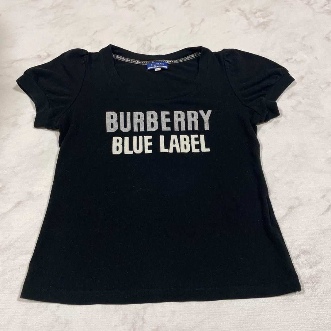 Burberry blue label ,ブラック。サイズ:38 BURBERRY BLUE LABEL ブラック Tシャツ 38 - メルカリ