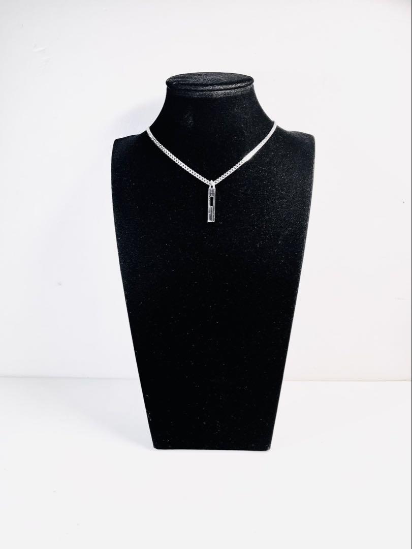 美品】GUCCI カットアウトG ネックレス 男女兼用 シルバー925