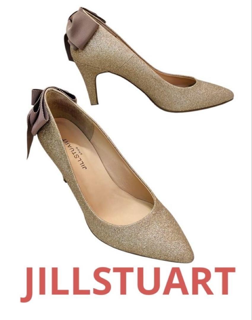 極美品！　JILLSTUART ゴールド　リボン　23cm