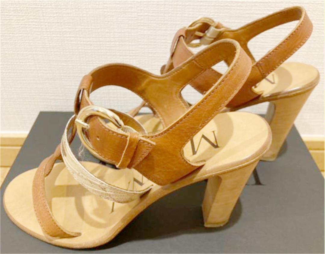 得価人気SALE トゥモローランド ブラウン 美品 53bjF-m62408998268 tomorrowland サンダル 国産超激得