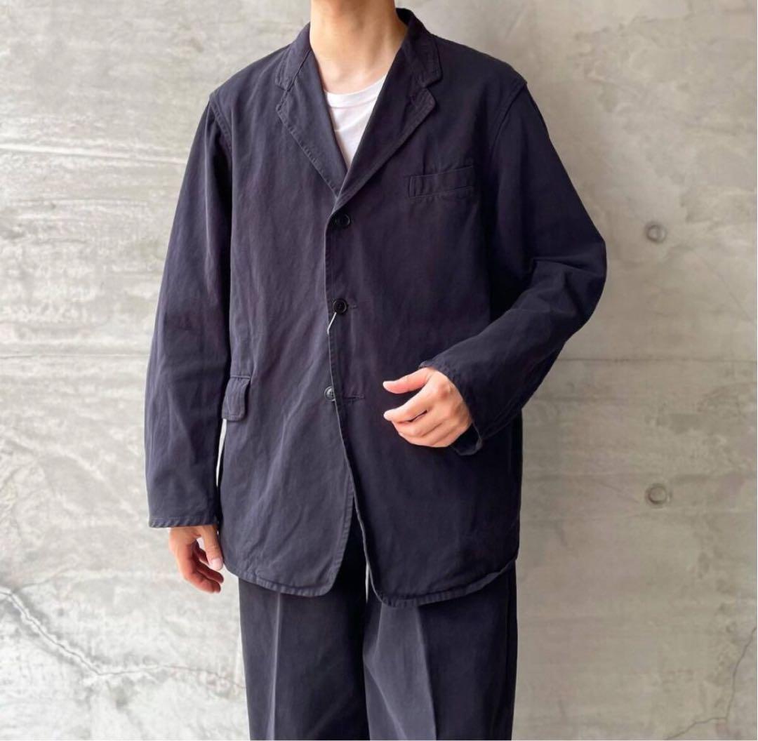 COMOLI 製品染め　セットアップ　ネイビー COMOLI 製品染め セットアップ 22AW - メルカリ