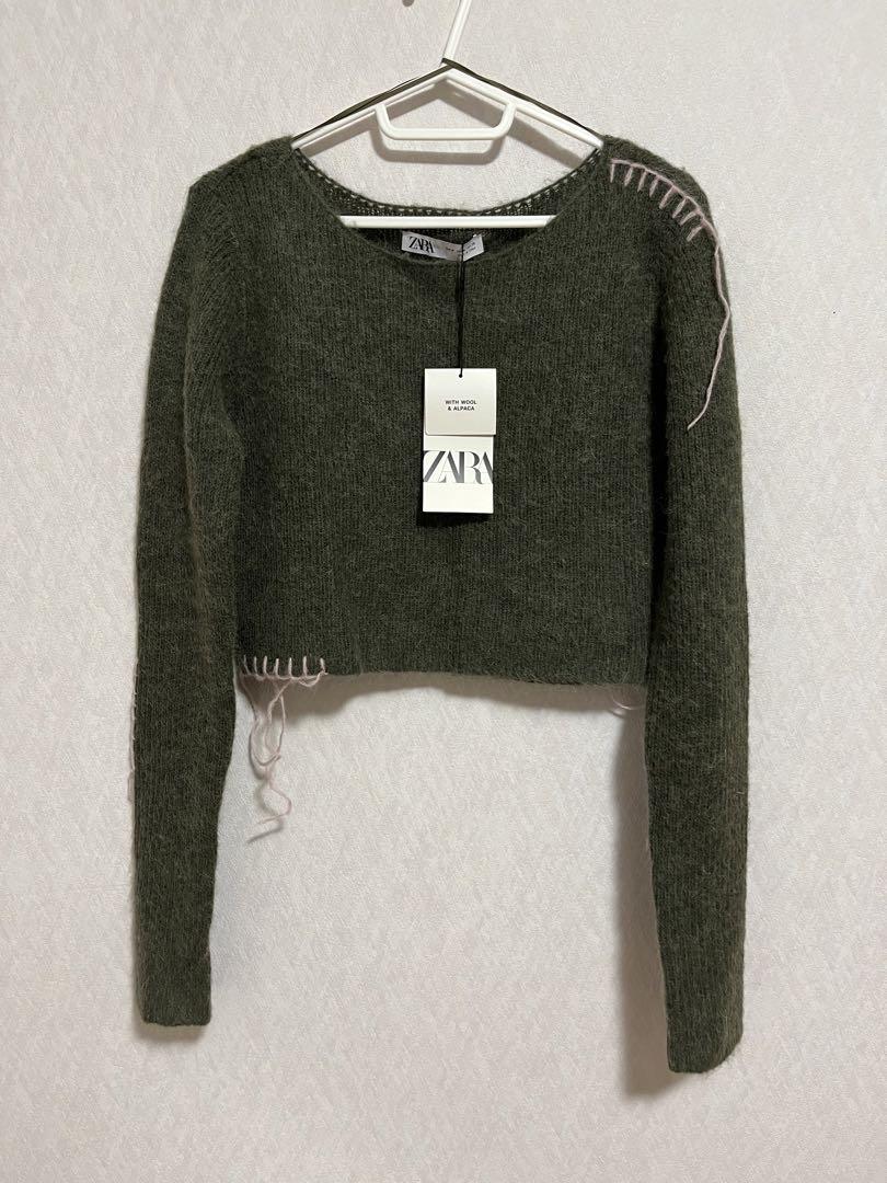 ZARA ショート丈ニット