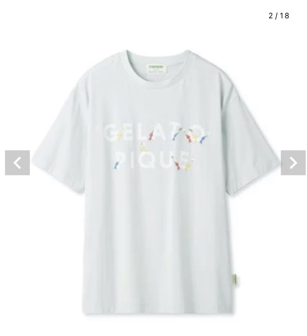 PIKMIN ジェラートピケ　ピクミン　プリントTシャツ MNT 任天堂