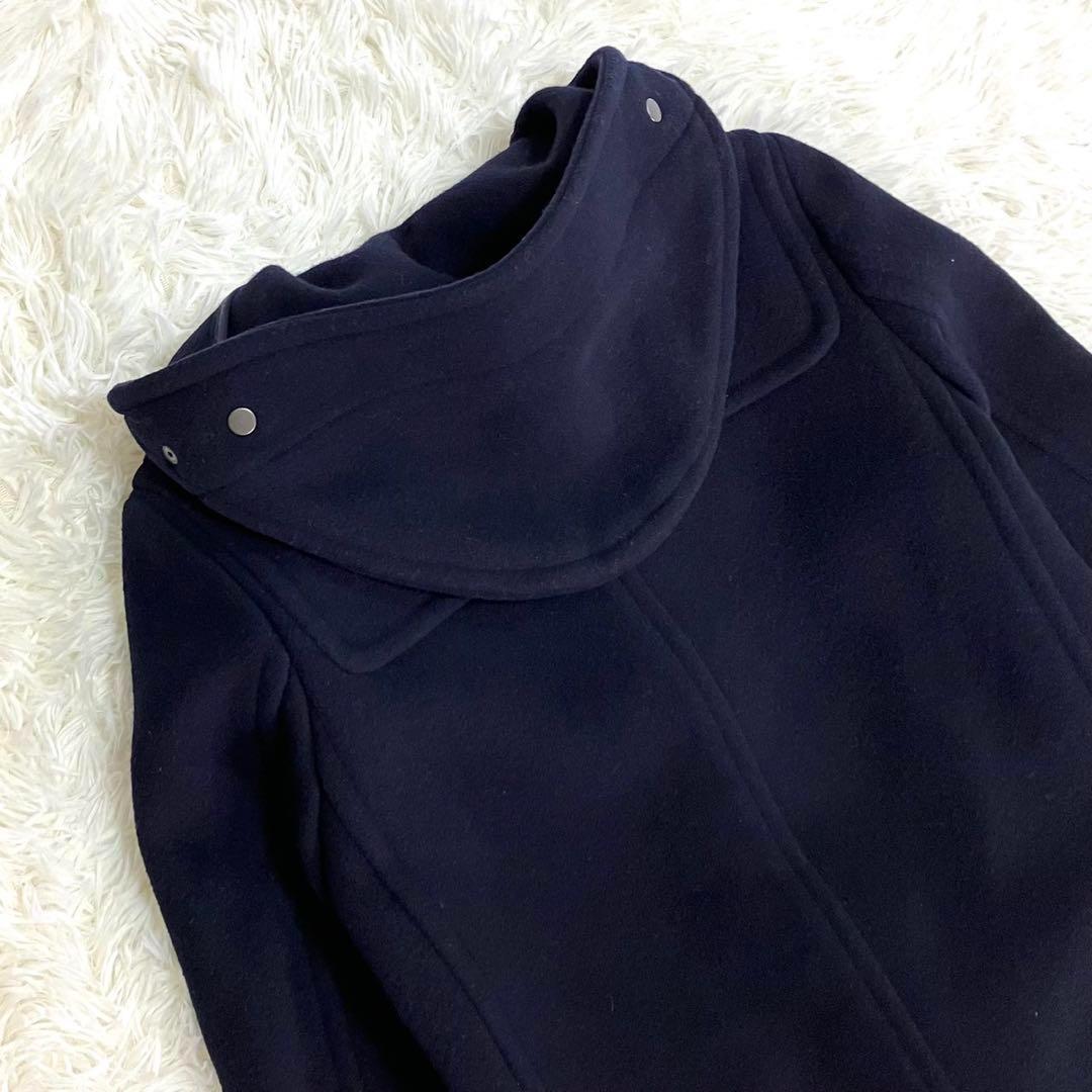 【美品】MACPHEE ウールメルトンロングダッフルコート ネイビー トグル S オンライン アウトレットファッション - 【美品】MACPHEE ウール