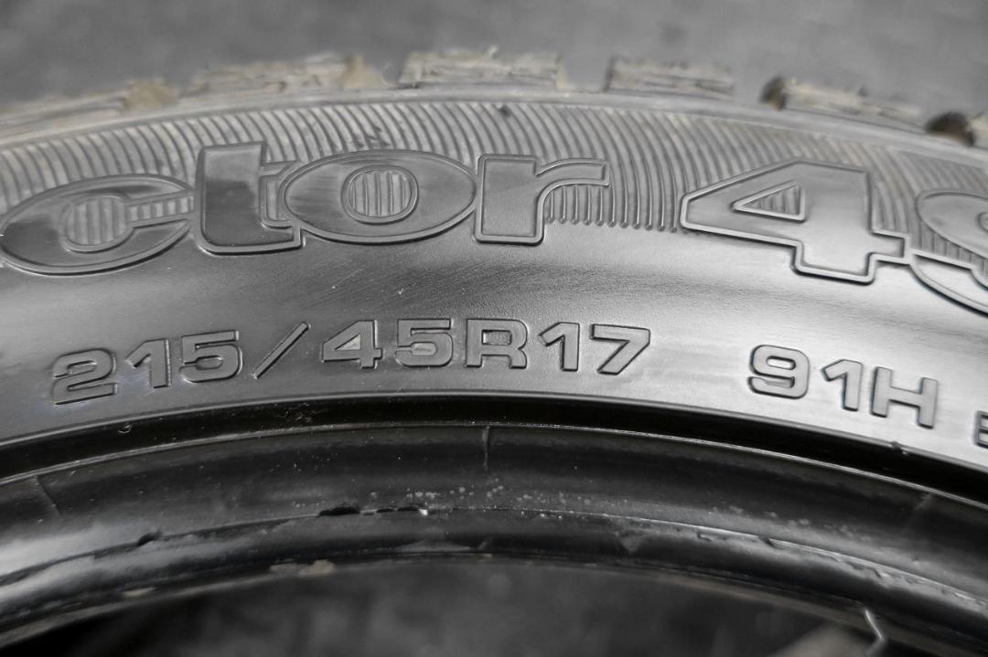 2021~22年製 グッドイヤー ベクター 215/45R17 国産4本SET 画像9