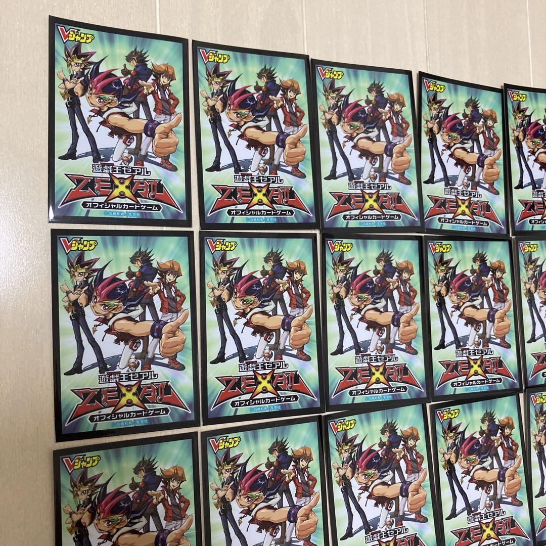 遊戯王ゼアル　vジャンプ　ガガガ学園カードスリーブ（緑）49枚
