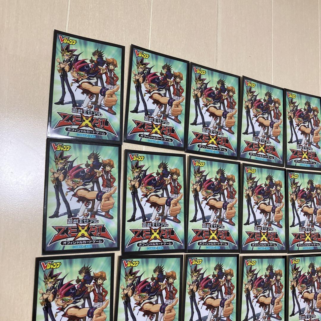 遊戯王ゼアル　vジャンプ　ガガガ学園カードスリーブ（緑）49枚