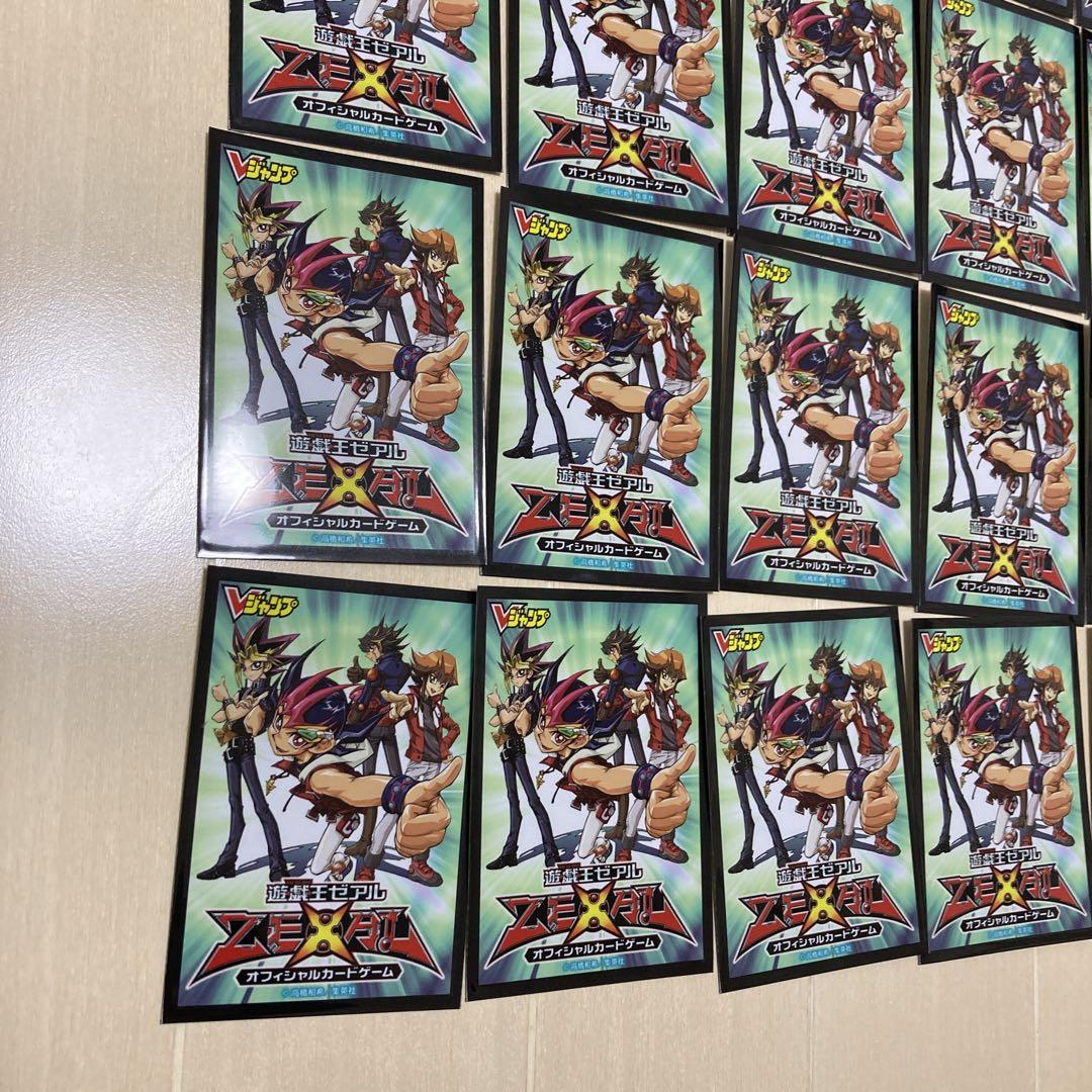 遊戯王ゼアル　vジャンプ　ガガガ学園カードスリーブ（緑）49枚