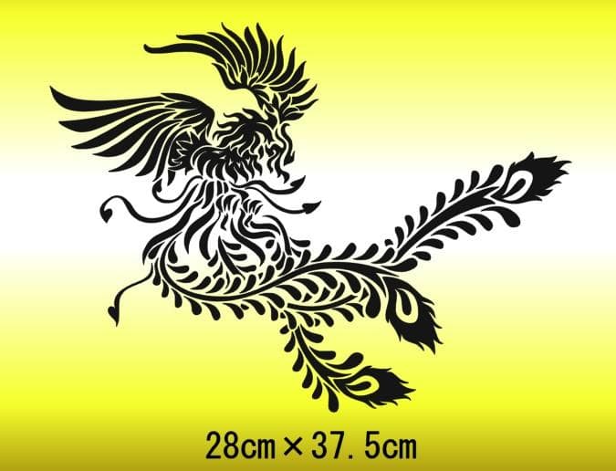 鳳凰　⑥　ホウオウ　和柄　カッティングステッカー
