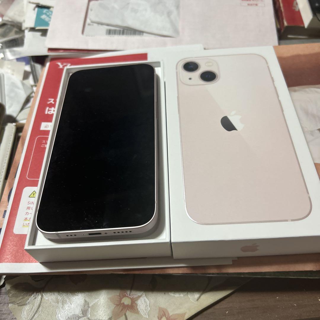【美品】Apple iPhone 13 ピンク128G 箱付き