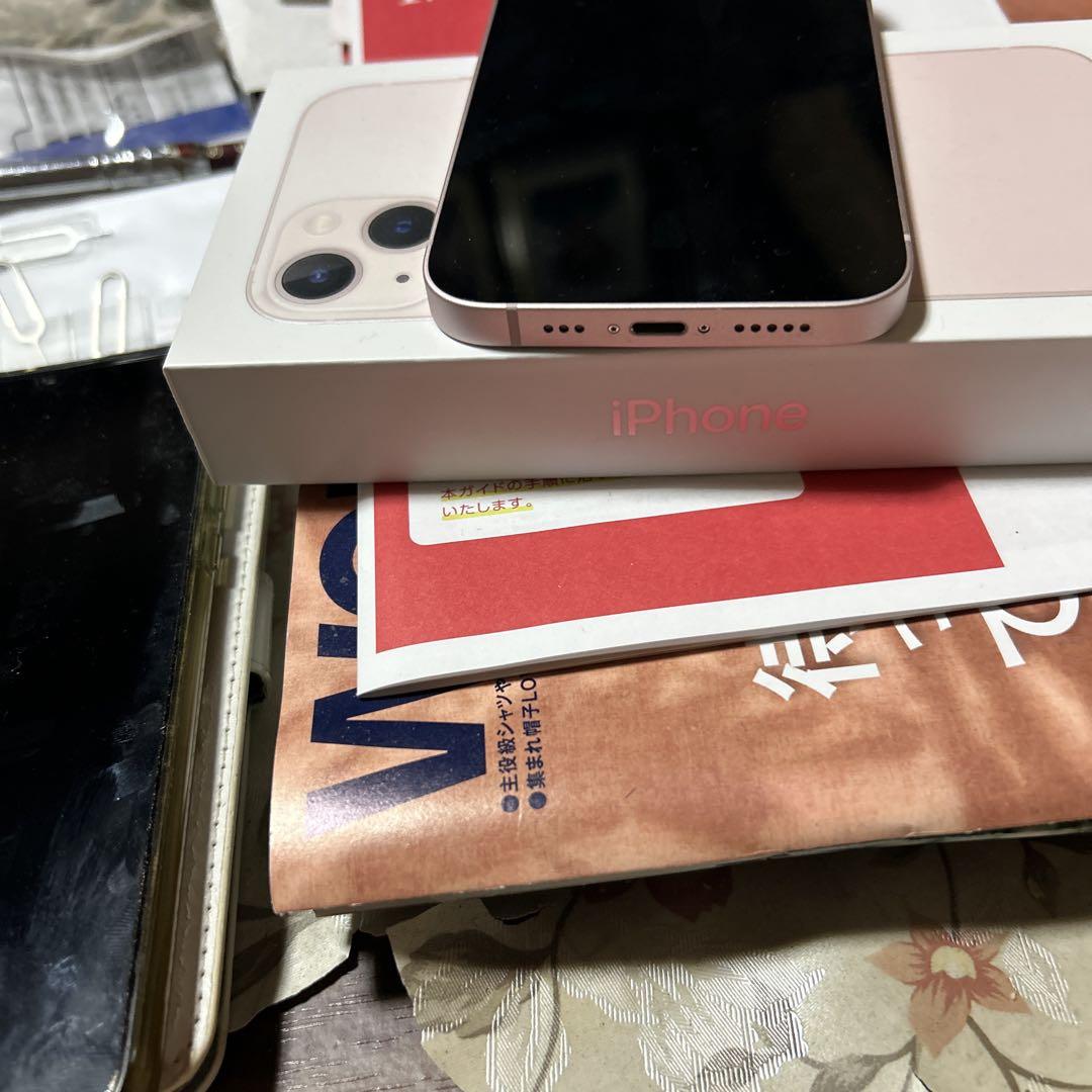 【美品】Apple iPhone 13 ピンク128G 箱付き