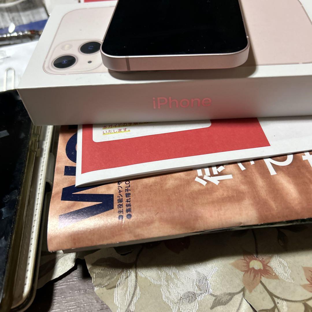 【美品】Apple iPhone 13 ピンク128G 箱付き