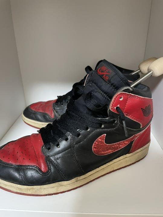 49 Off 種類豊富な品揃え Nike Air Jordan 1 Bred 00s Usa製 スニーカー 靴 Atmda Gov Gh