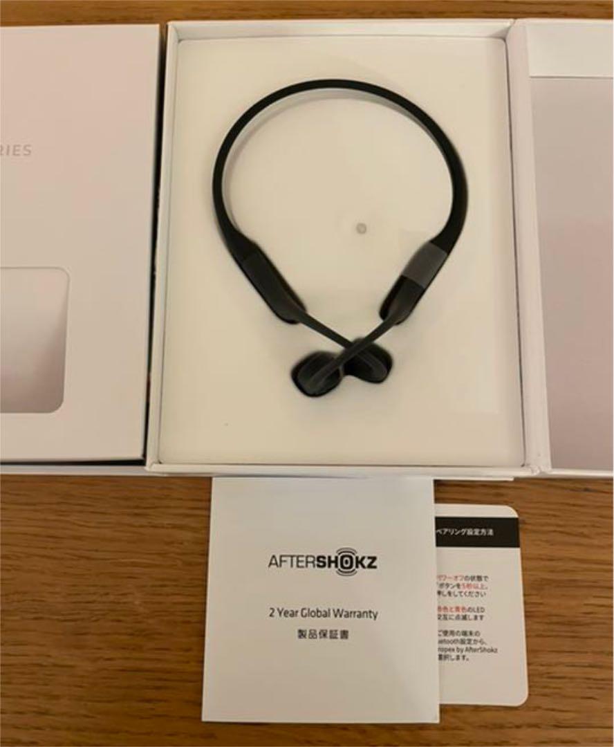 人気SALE大人気 Aeropex Play Cosmic Black AfterShokz 骨伝導 Xe2ZW-m62416783708 超歓迎お得