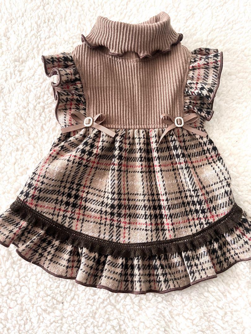 あーちゃん犬服ハンドメイドワンピース