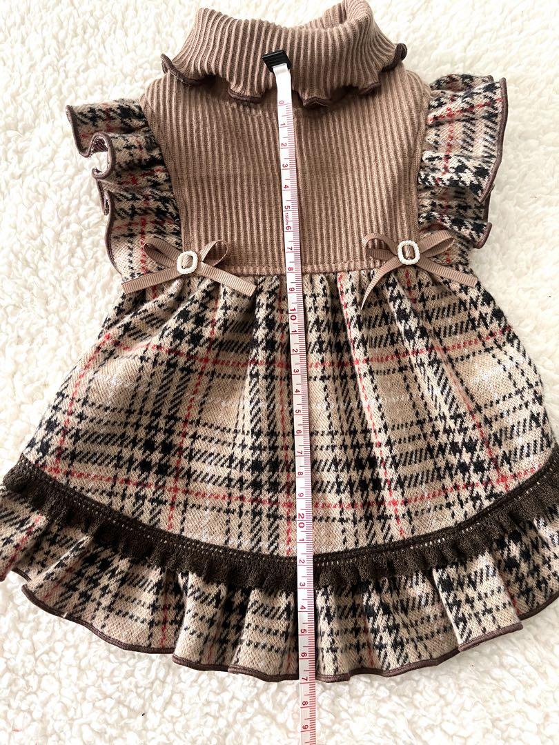 あーちゃん犬服ハンドメイドワンピース