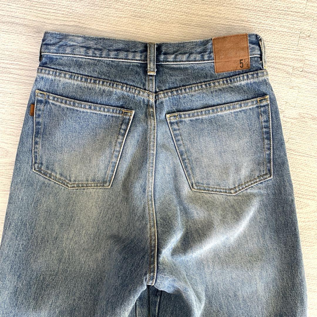パンツ Spick and Span 51/2 CURVE LINE_DENIM 27