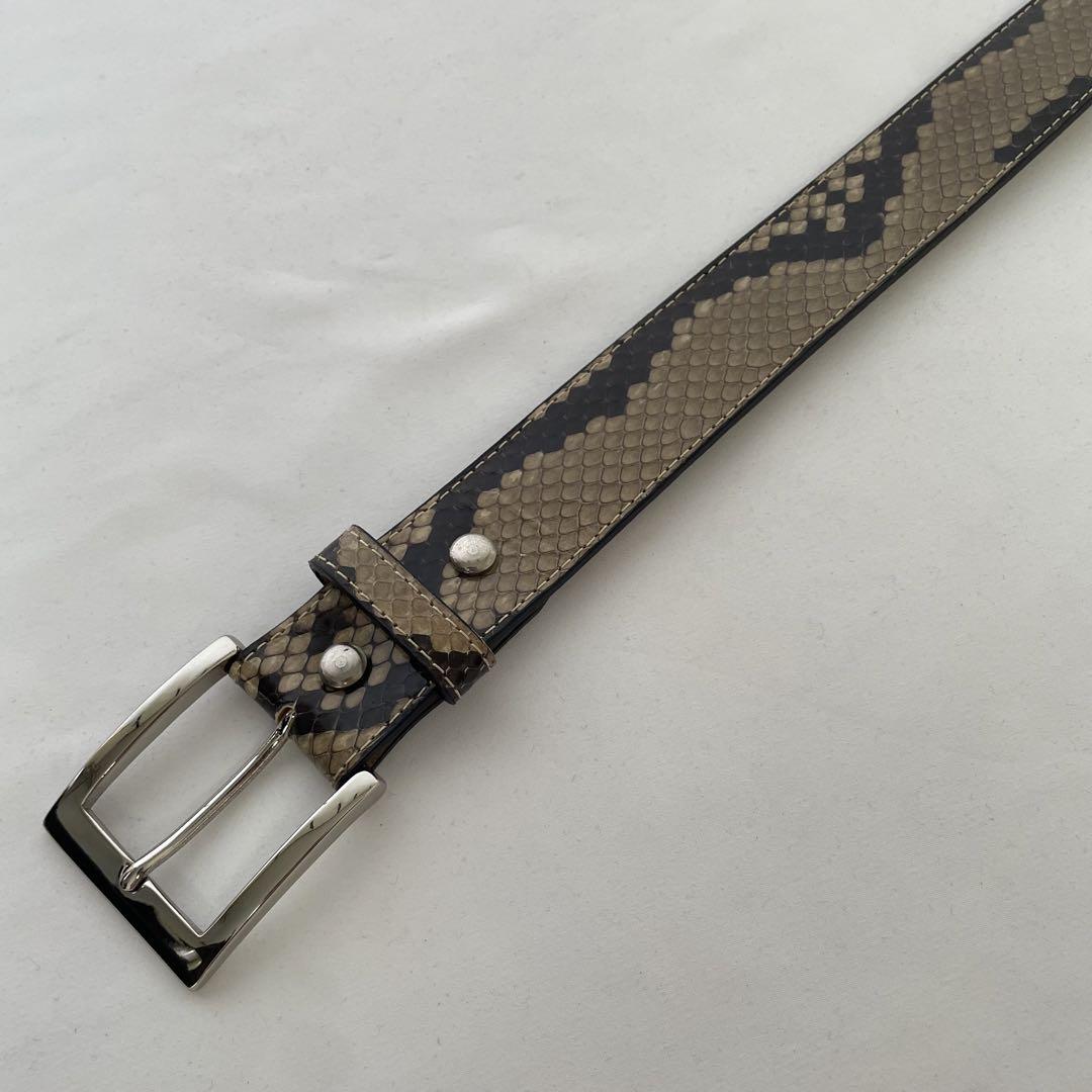 WACKO MARIA ワコマリア PYTHON LEATHER BELT