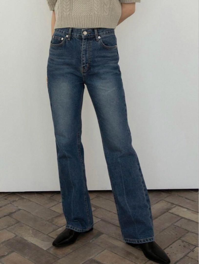 パンツ OHOTORO Susan Flared Jeans M long OHOTORO】susan flared jeans/s long - メルカリ
