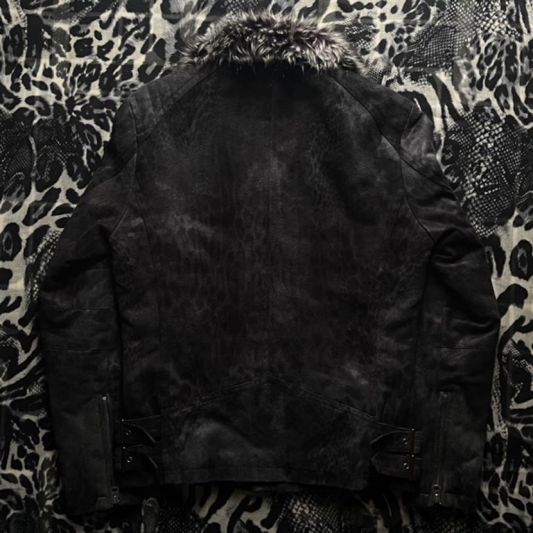 【お気にいる】 fur 00s jacket 黒豹 leopard ジャケット・アウター