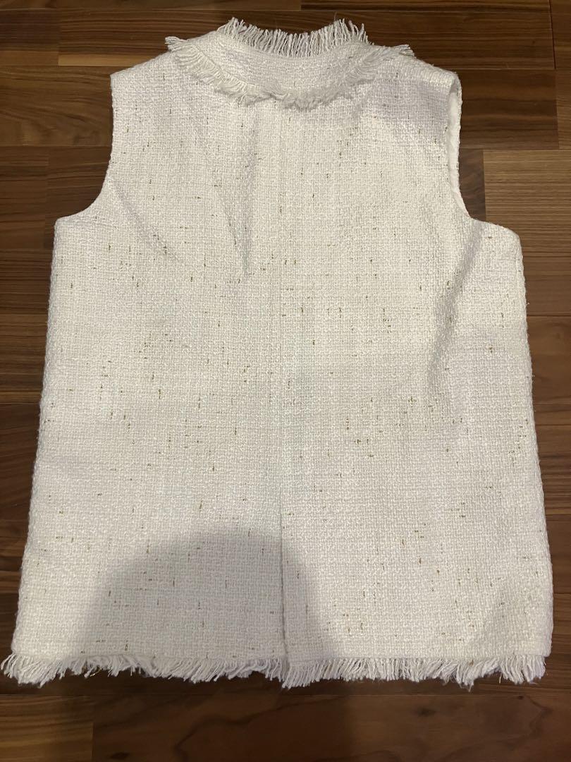 エルフランク　　ERFRANKツイード　ジレ