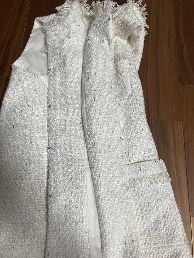 エルフランク　　ERFRANKツイード　ジレ