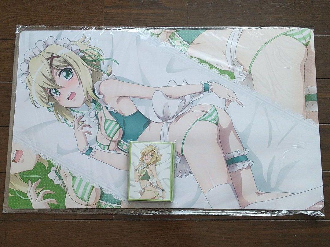 ミッドナイトブルー 戦姫絶唱シンフォギア 暁切歌 スリーブ プレイマットセット