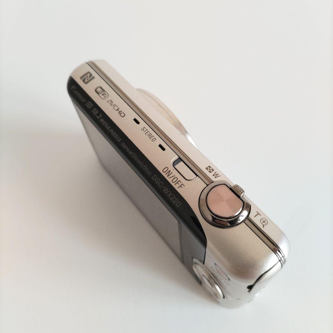 動作品 SONY デジカメ Cyber-shot DSC-WX220 ゴールド