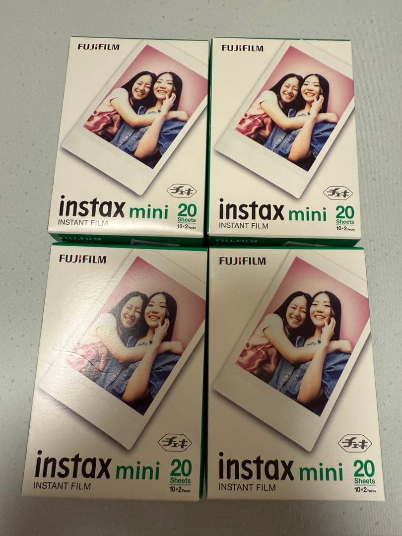 FUJIFILM instax mini フィルム 20枚×4パック