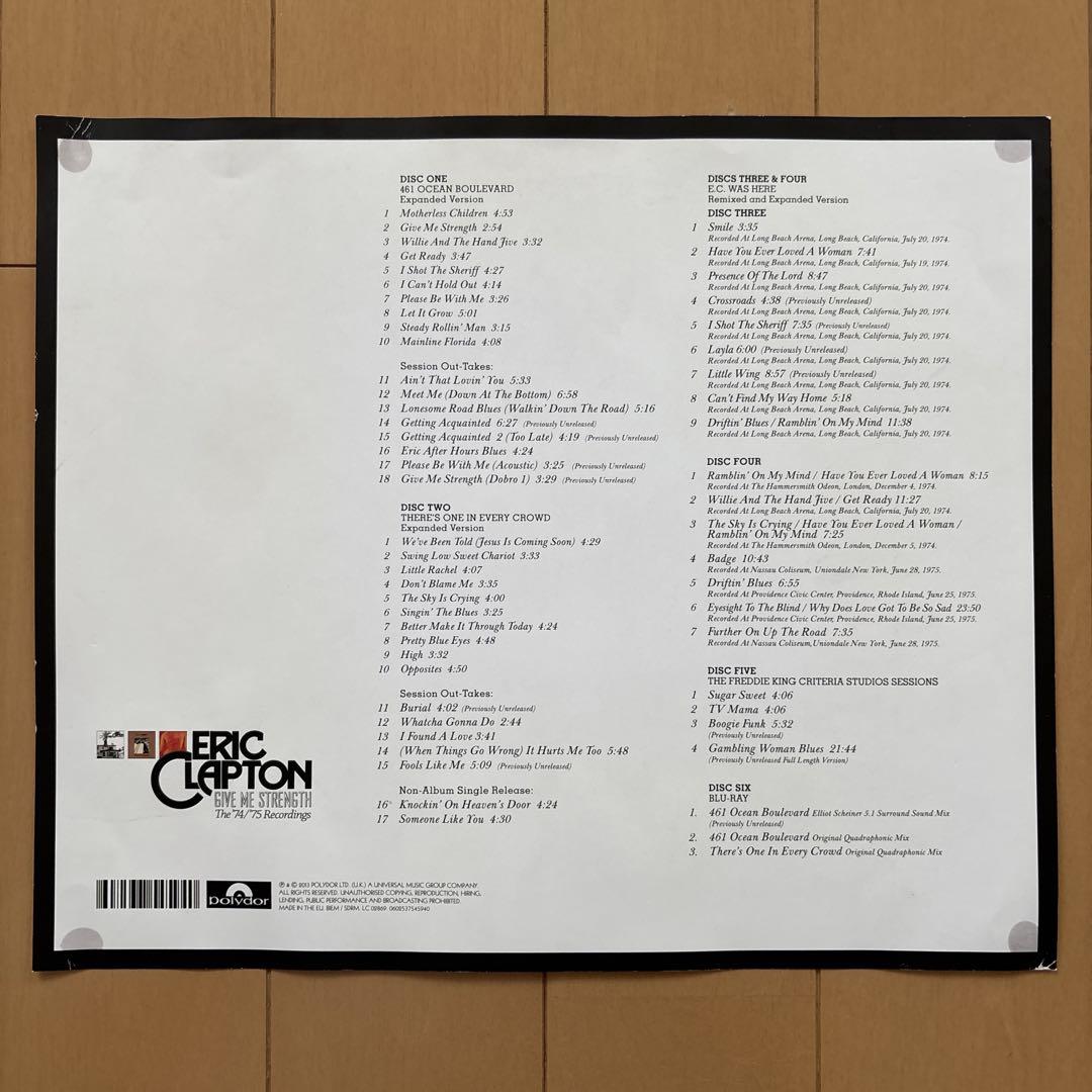 エリック・クラプトン 5CD+Blu-ray