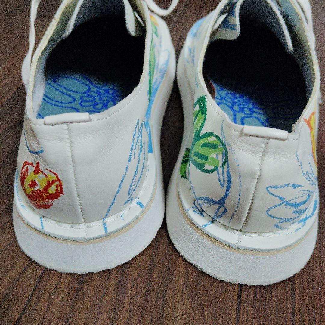 値下げ美品CAMPER カクタスイラスト ローファー