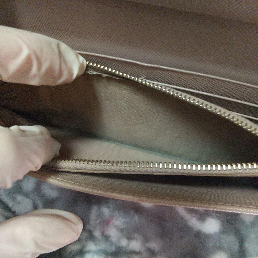 PRADA サフィアーノレザー長財布ベージュ