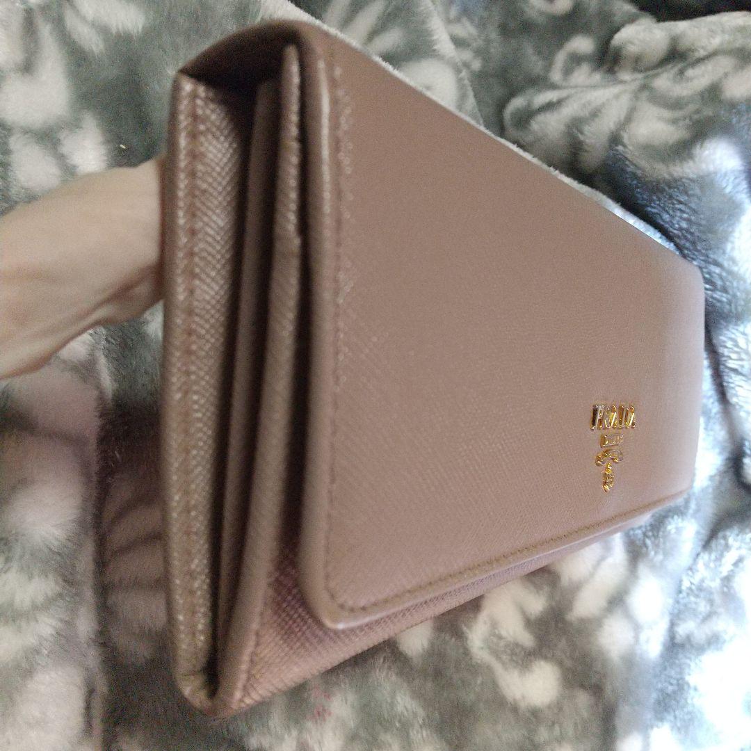 PRADA サフィアーノレザー長財布ベージュ