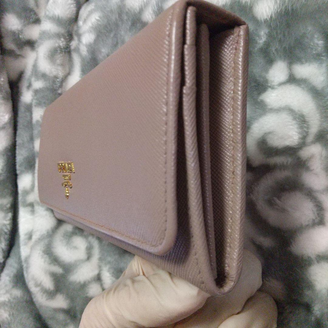 PRADA サフィアーノレザー長財布ベージュ