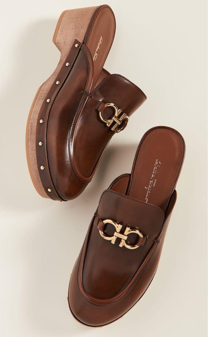Salvatore Ferragamo ブラウンサボサンダル　23cm
