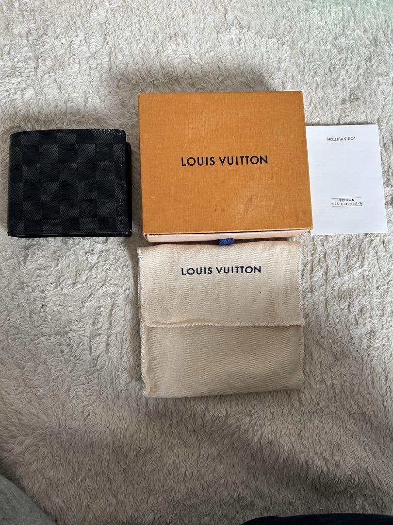 LOUIS VUITTON 二つ折り財布 ブラック