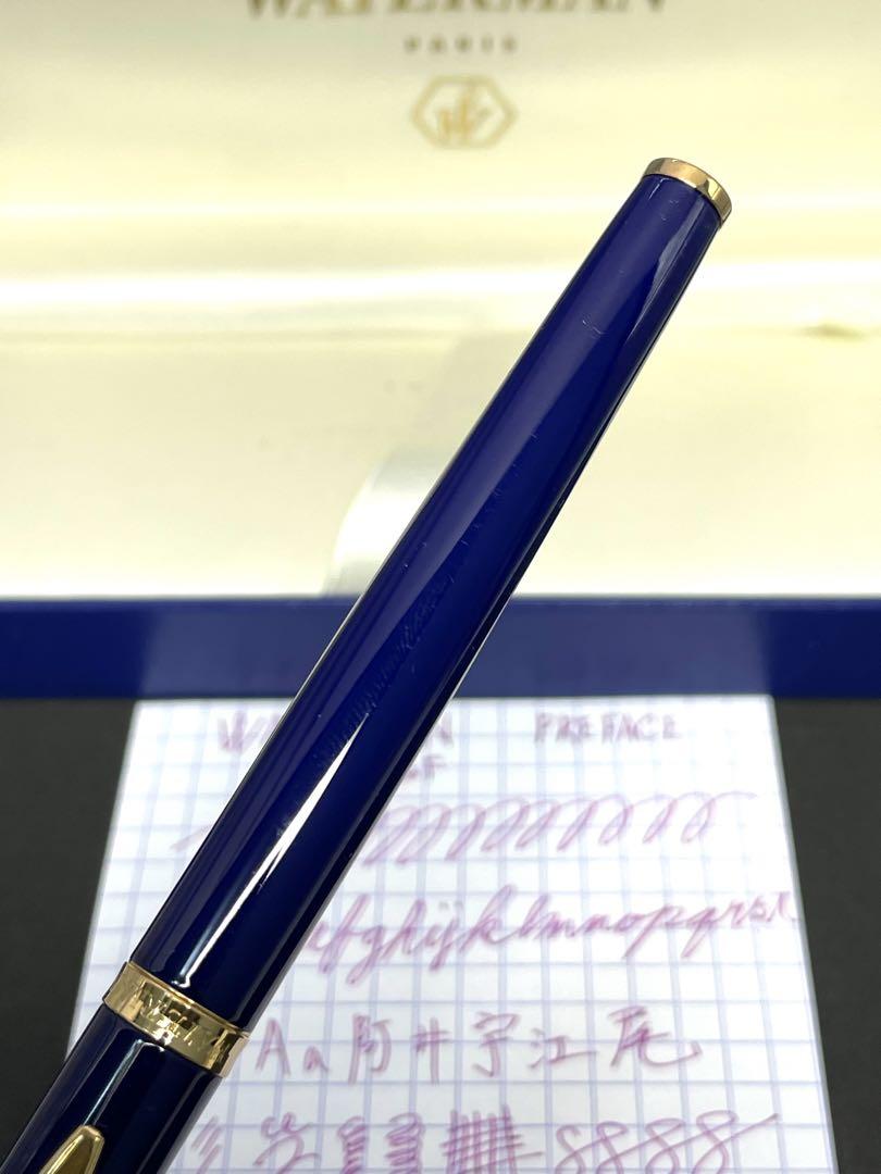 【税込?送料無料】 WATERMAN 万年筆 PREFACE プレファスネイビー 筆記具 筆記具
