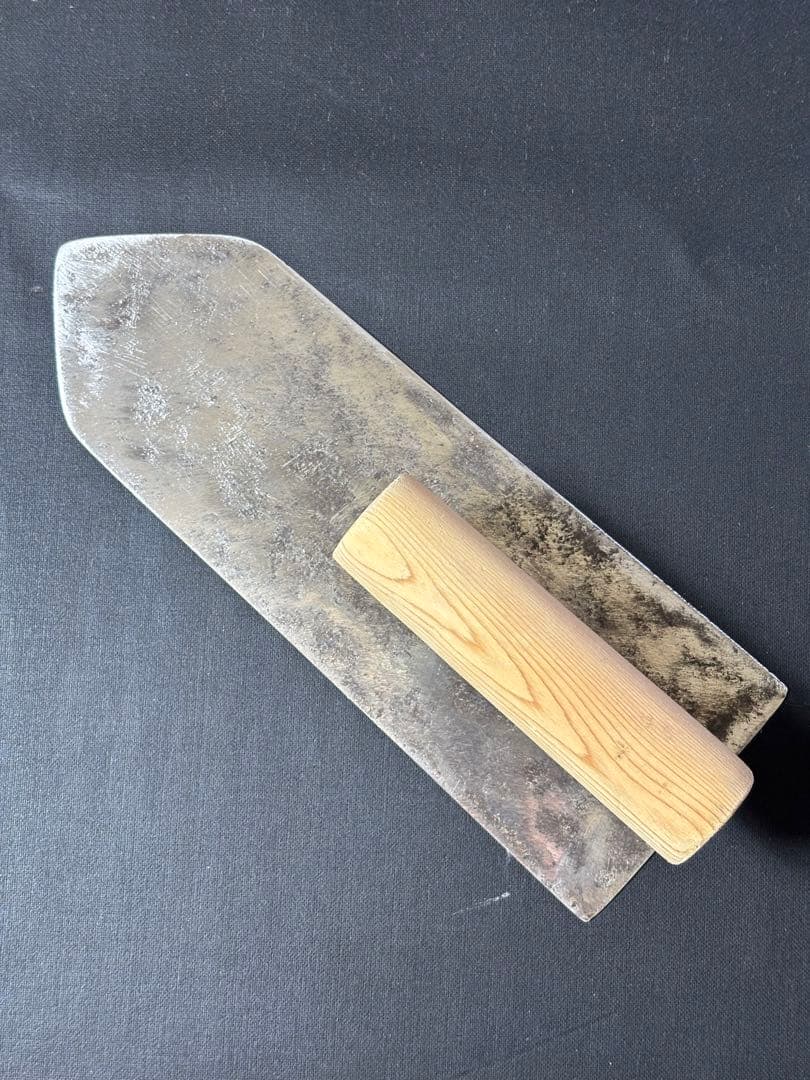 左官鏝　東京目黒兼定塗り付け鏝 中古品