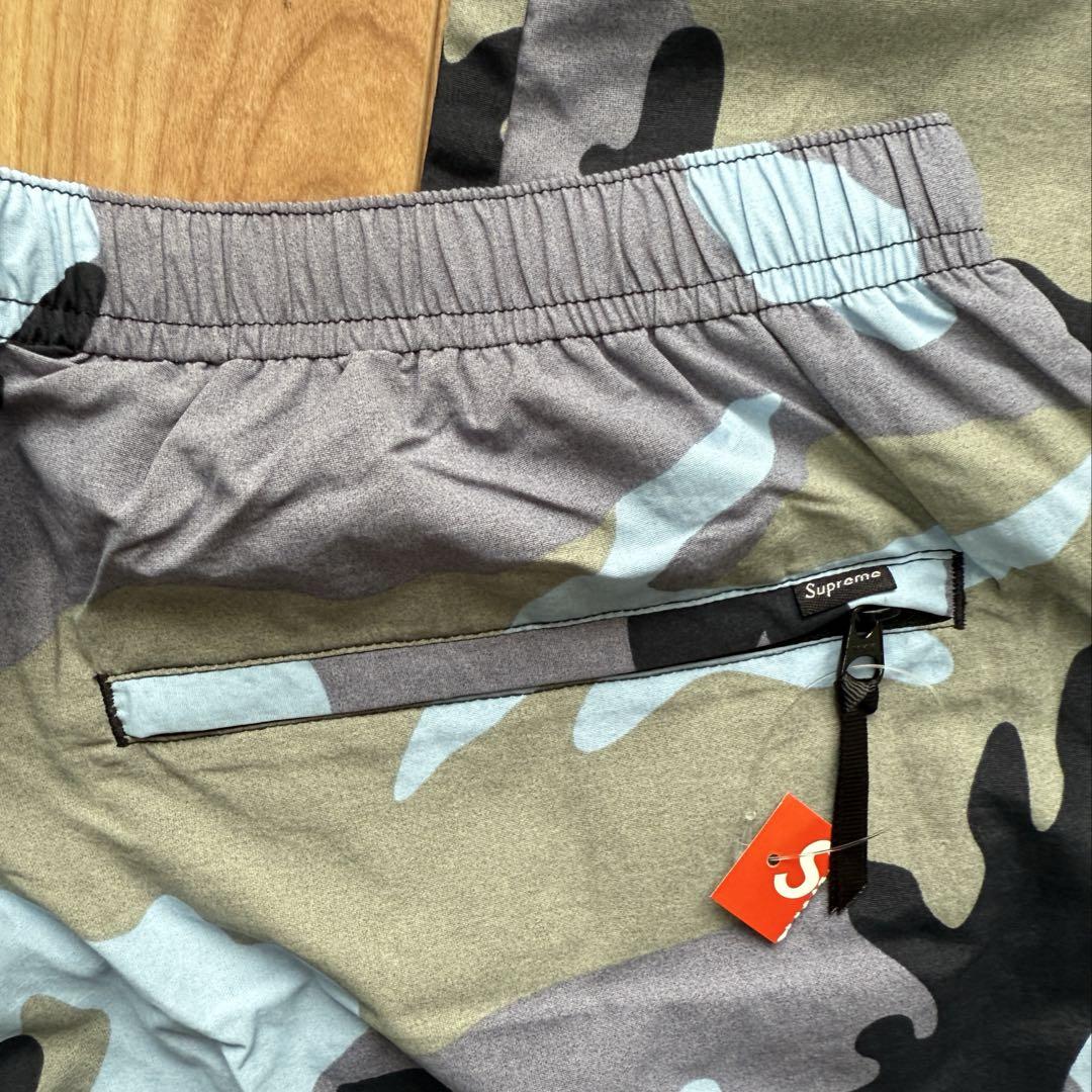 新品 カモM Supreme Warm up pants 18SS