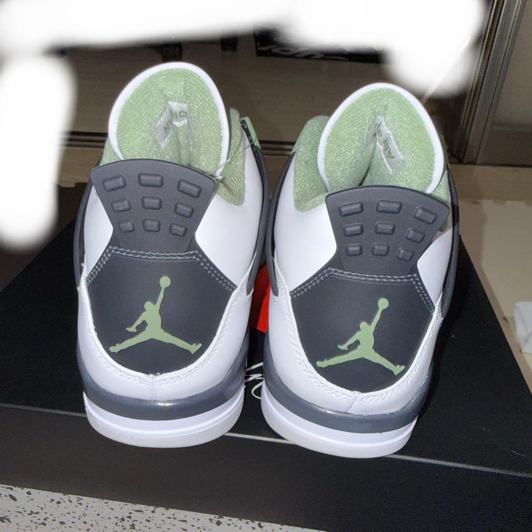 Nike Women's Air Jordan 4 Oil Green 25cm Nike Women's Air Jordan 4 Oil Green 25cm