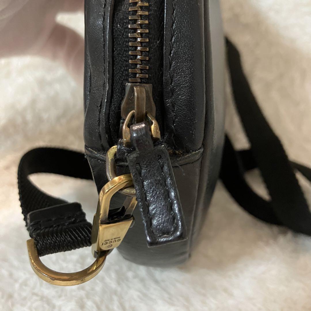 【GUCCI】オールドグッチラウンドショルダーバッグ