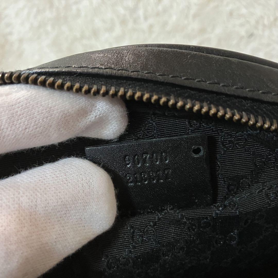 【GUCCI】オールドグッチラウンドショルダーバッグ