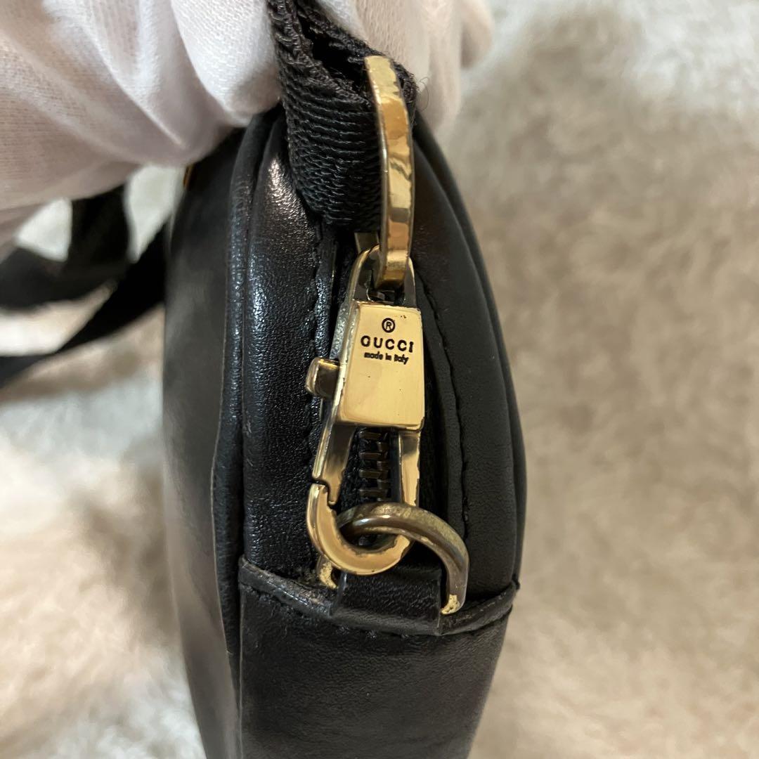 【GUCCI】オールドグッチラウンドショルダーバッグ
