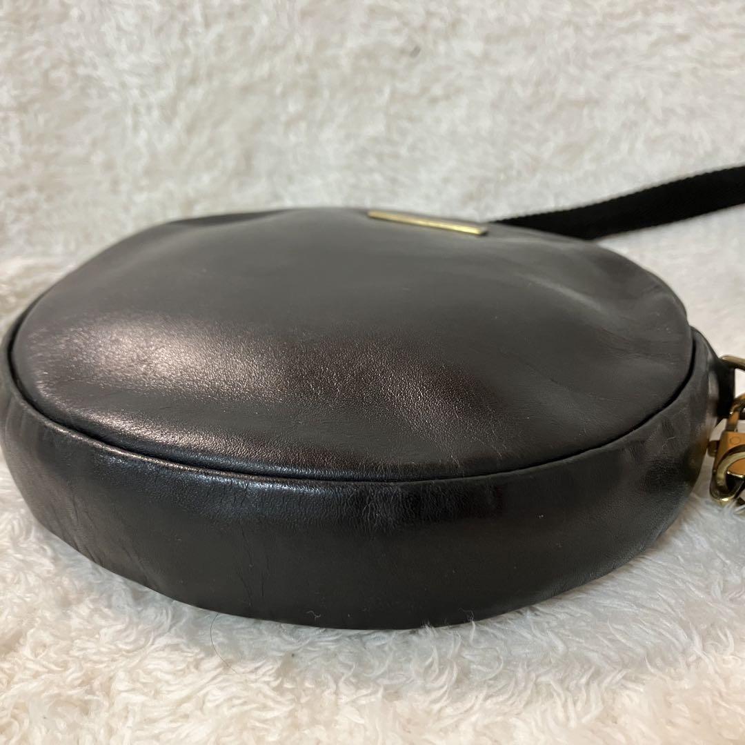 【GUCCI】オールドグッチラウンドショルダーバッグ